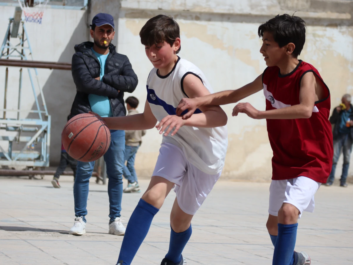 ’’At the end of the match, the two teams shake hands and congratulate each other.’’ - Building Social Cohesion in Syria