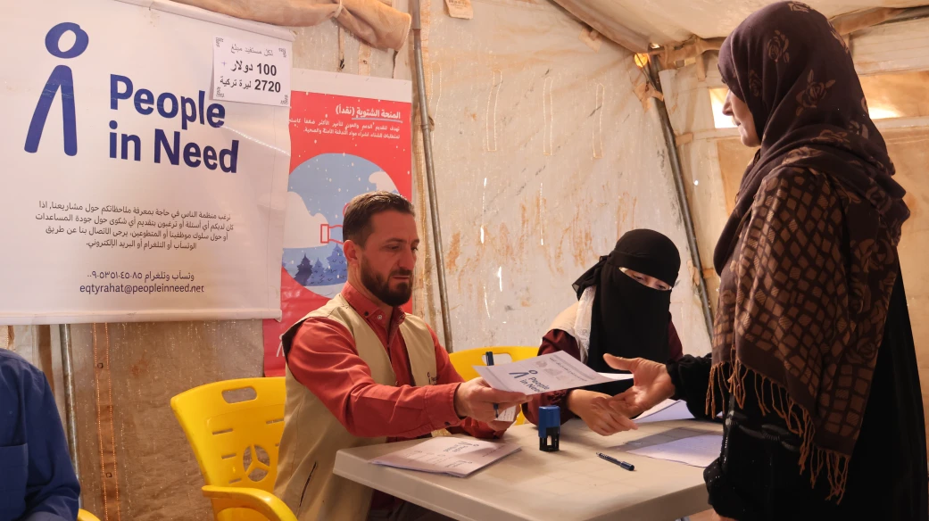 Cash based interventions in Syria.