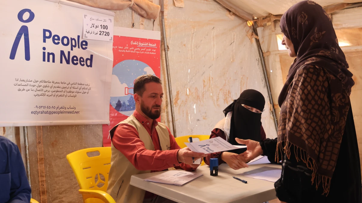 Cash based interventions in Syria.