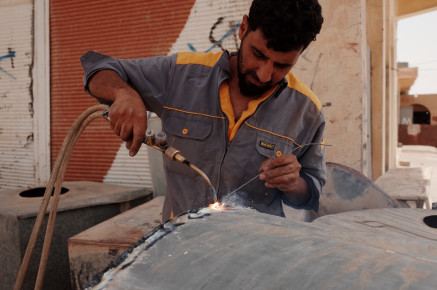 Mishan welding in Hatra